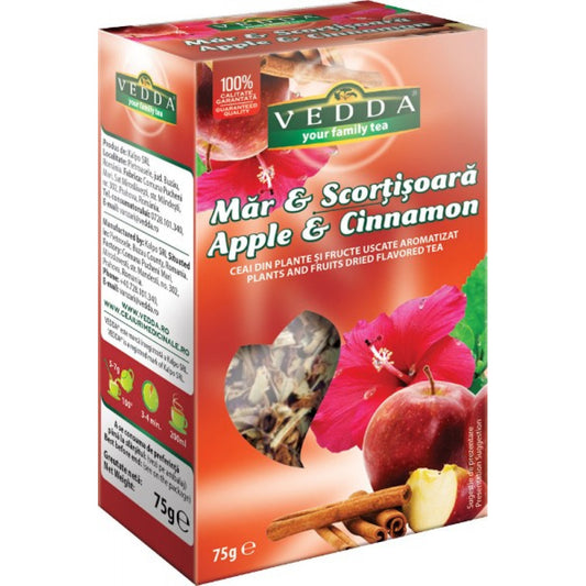Ceai aromatizat de mar si scortisoara, fructe intregi