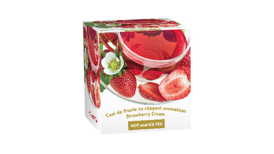 Ceai de fructe HOT and ICE TEA Căpșuni aromatizat