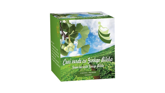Ceai verde cu Ginkgo Biloba