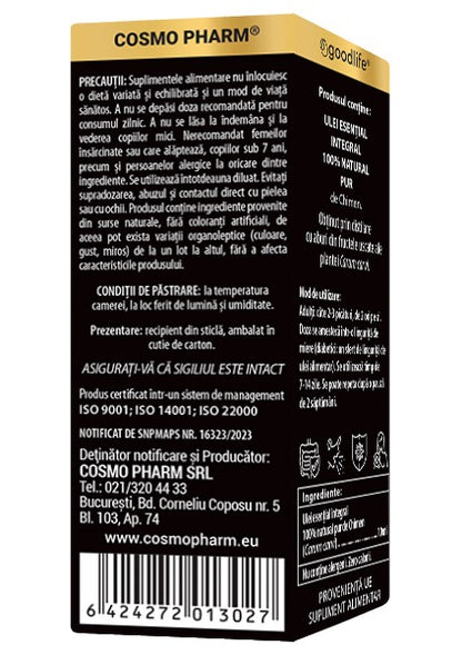 Ulei esential de CHIMEN – CARUM CARVI