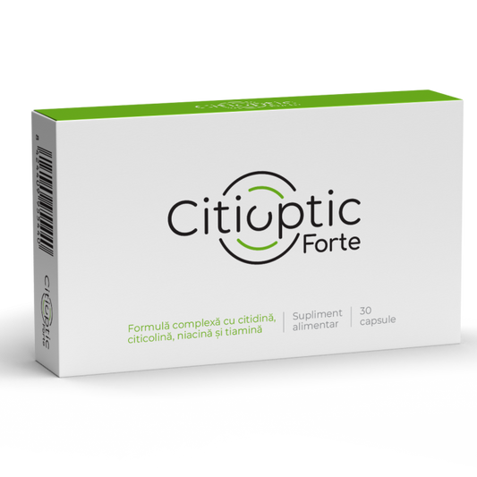 Citioptic Forte - Formulă complexă cu citidină, citicolină, niacină și tiamină