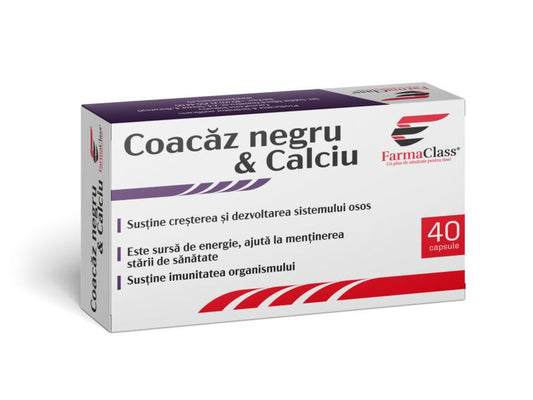 Coacaz negru & Calciu 40 cps blister