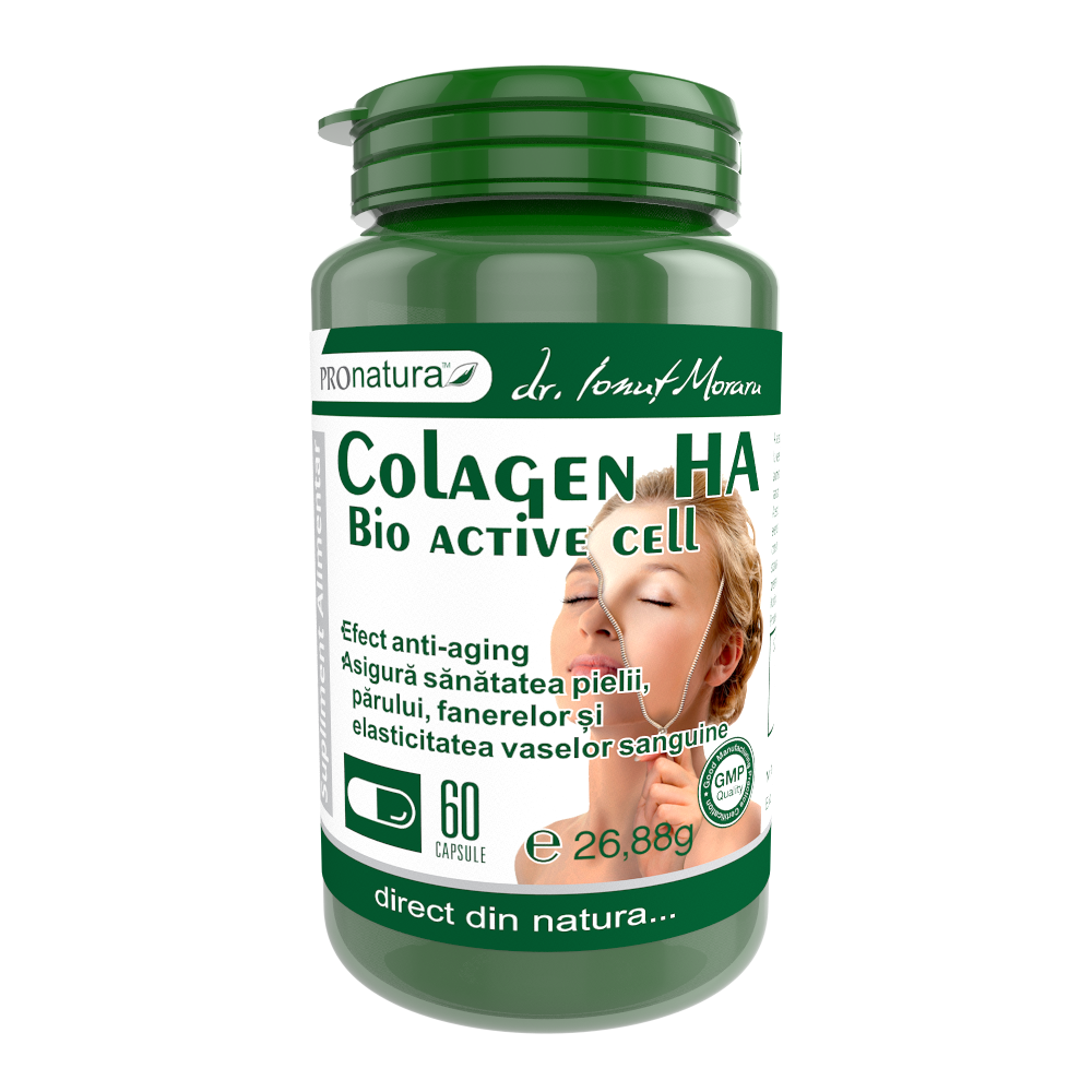 Colagen si acid hialuronic 60 capsule