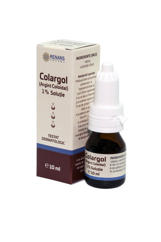 Colargol 1%, (argint coloidal) – 10ml