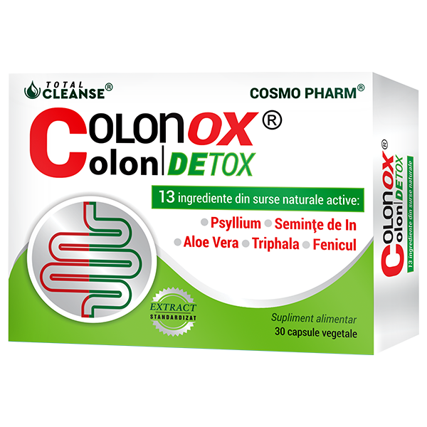 COLONOX Colon DETOX® Curatarea Colonului, Detoxifiere