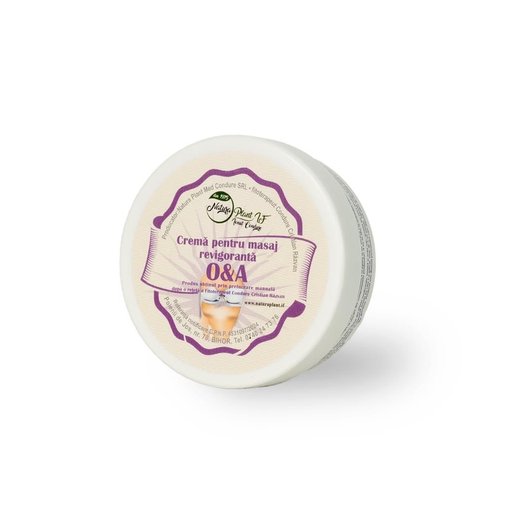Crema pentru masaj Revigoranta O&A 120 ml