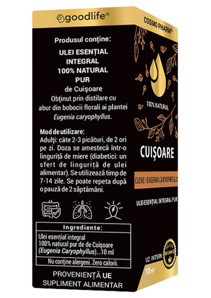Ulei Esential De Cuisoare – 10ml CLOVE/EUGENIA CARIOPHYLLUS