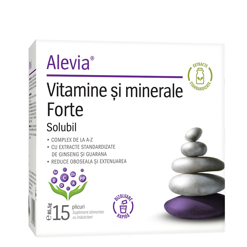 Vitamine și minerale Forte Solubil 15 plicuri