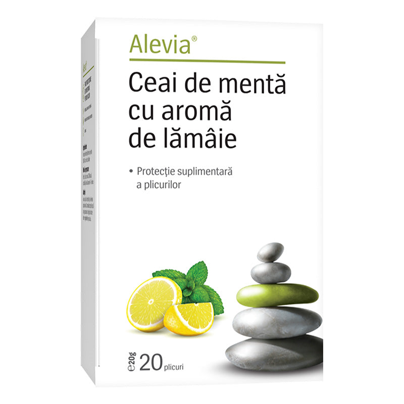 Ceai de Mentă cu Aromă de Lamaie 20 plicuri