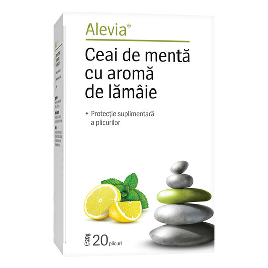 Ceai de Mentă cu Aromă de Lamaie 20 plicuri