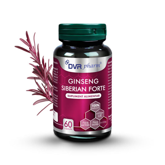 GINSENG SIBERIAN FORTE – 60 capsule, DVR Pharm