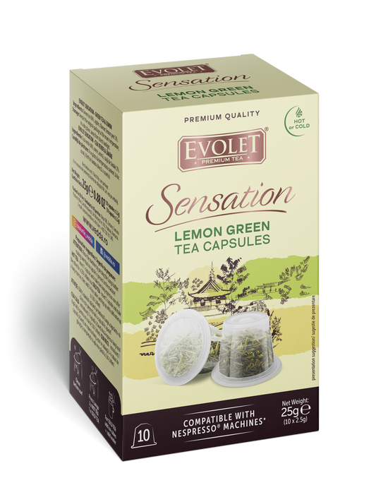 Ceai Verde cu Lamaie Capsule Evolet Sensation