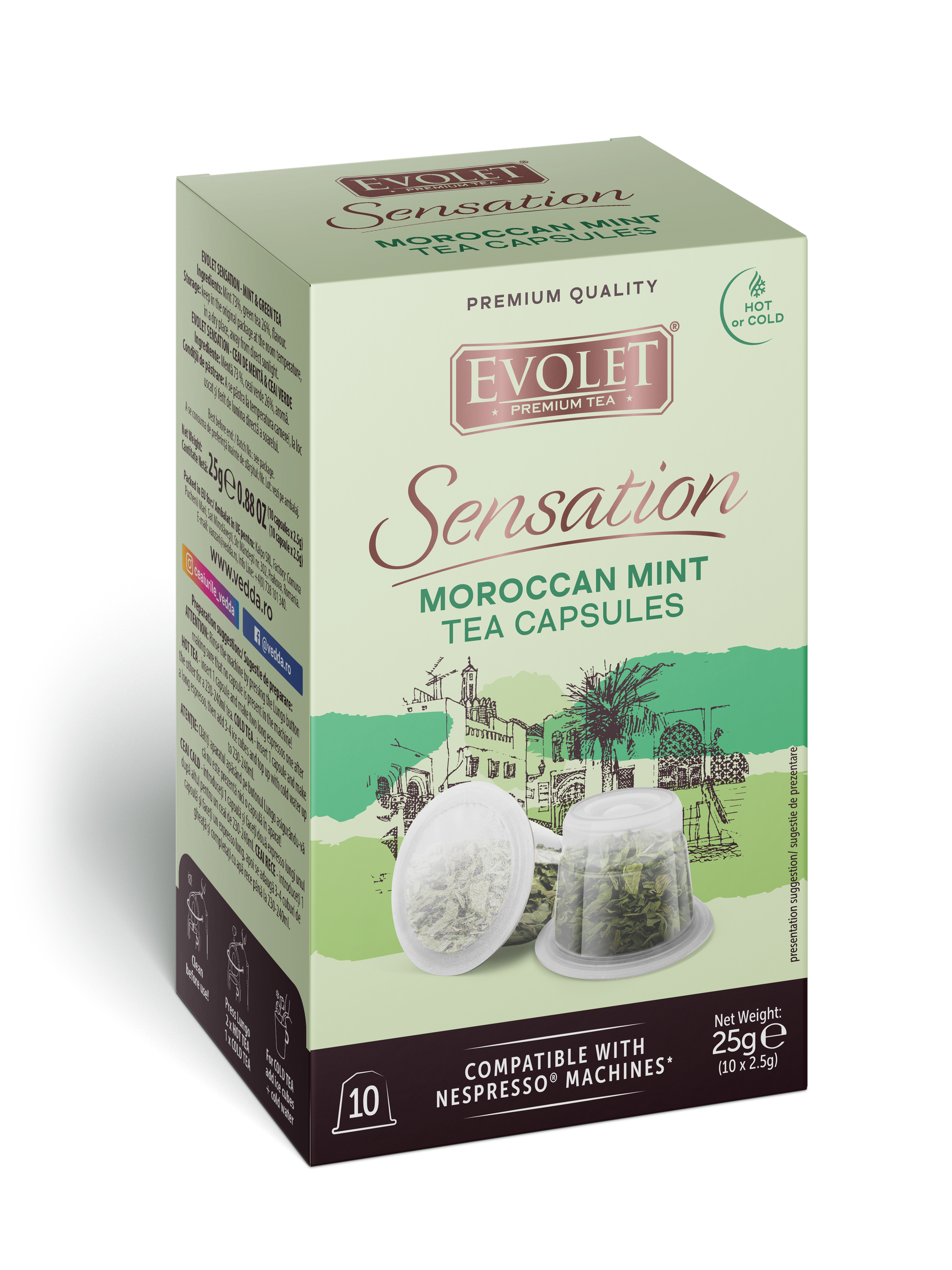 Ceai Morocan Mint Capsule Evolet Sensation