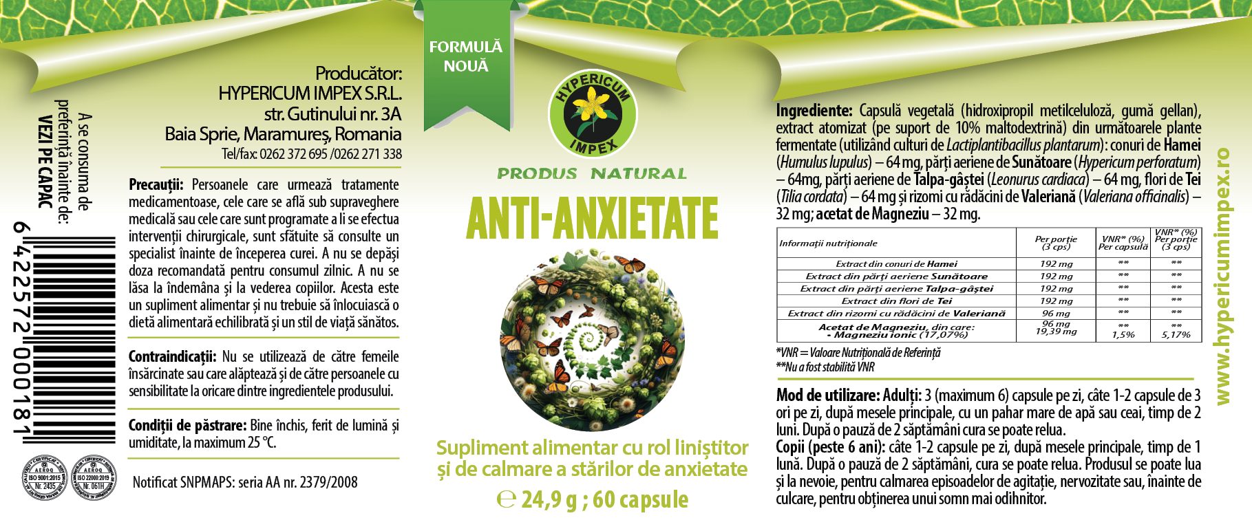 Capsule Anti-Anxietate