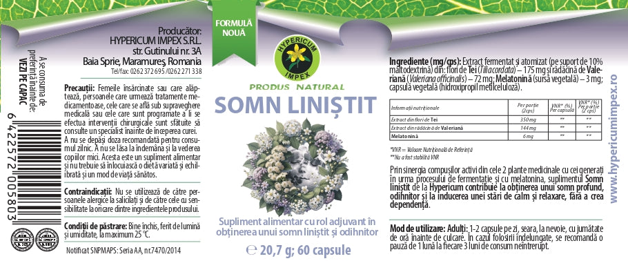 Capsule Somn Linistit