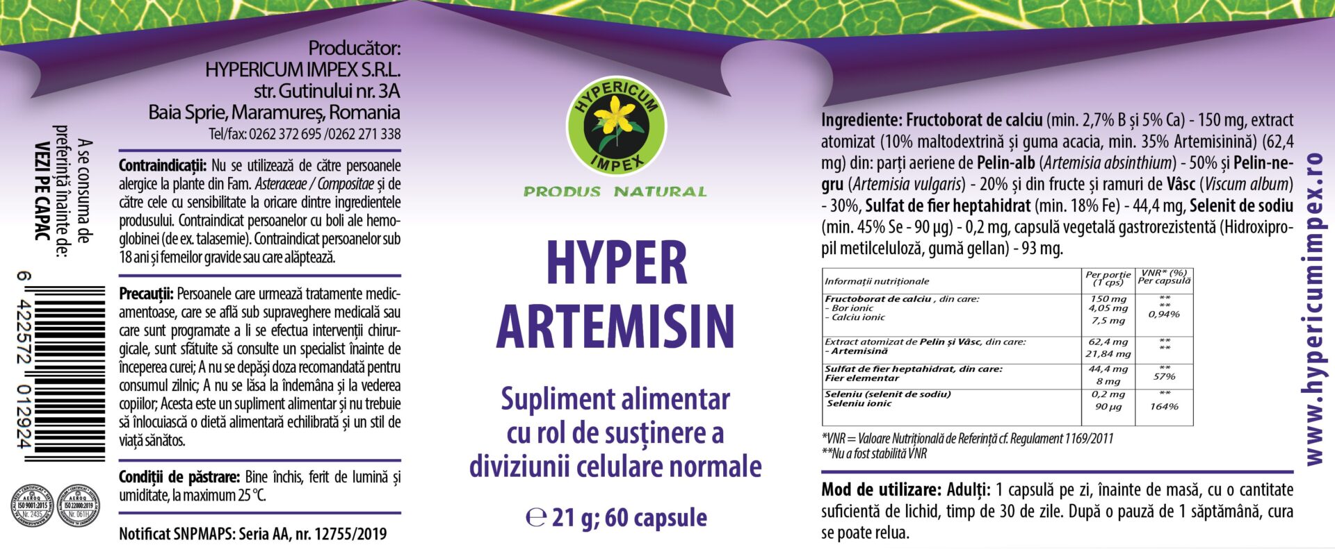 Capsule Hyper Artemisin