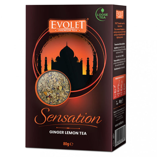 Ceai Evolet Premium Loose Tea, Ginger Lemon Tea