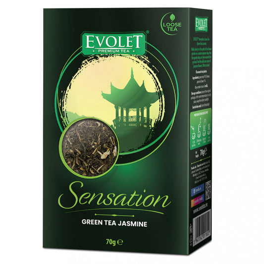 Ceai Evolet Premium Loose Tea, Green Tea Jasmine
