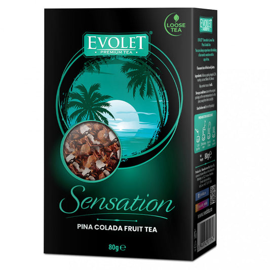Ceai Evolet Premium Loose Tea, Pina Colada Fruit Tea