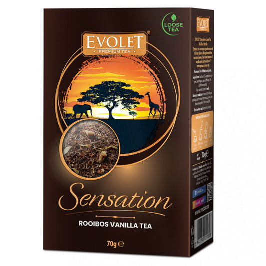 Ceai Evolet Premium Loose Tea, Rooibos Vanilla Tea
