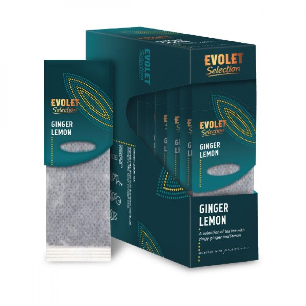 Ceai plicuri Ginger Lemon Grand Pack, Evolet Selection