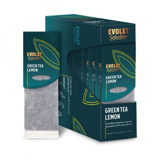 Ceai plicuri Green Tea Lemon Grand Pack, Evolet Selection