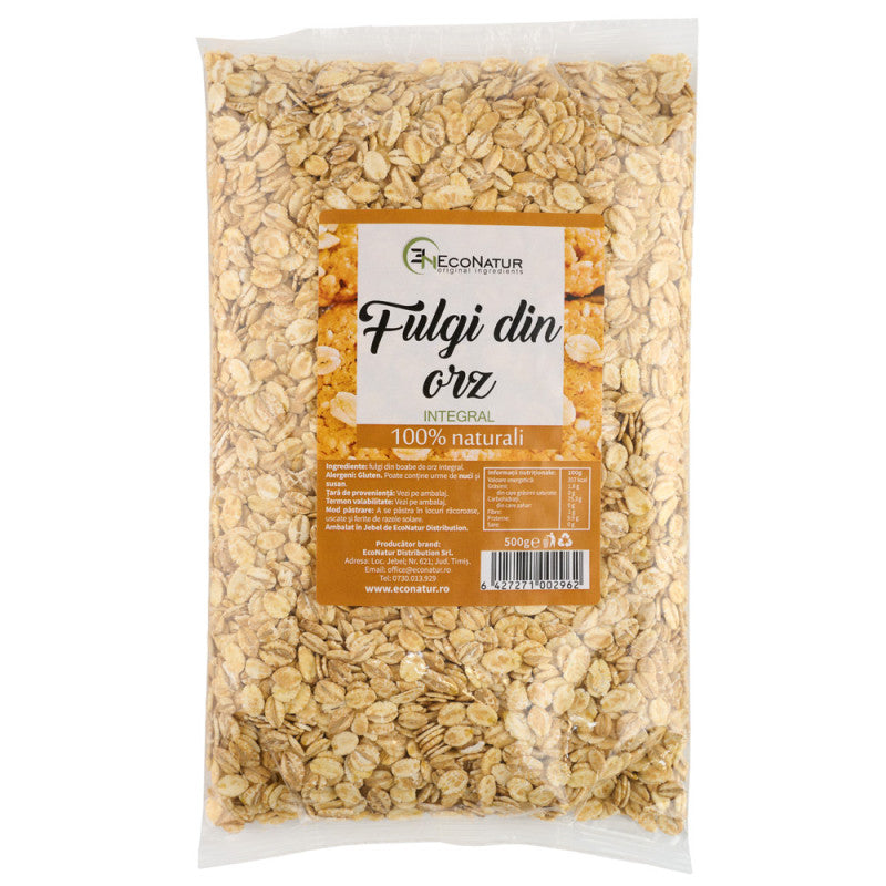 Fulgi din orz integral 500g EcoNatur