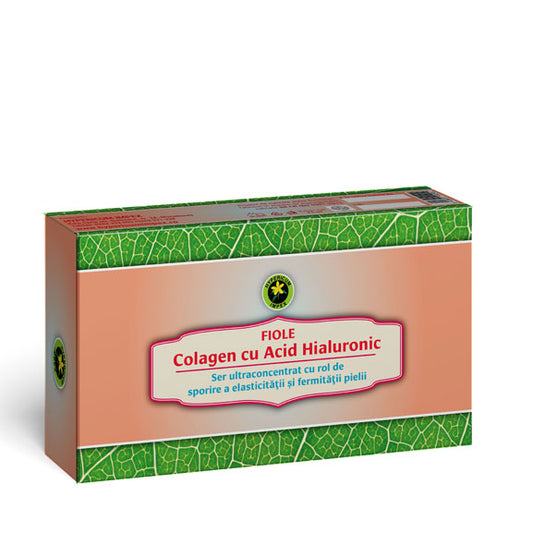 Set fiole Colagen cu Acid Hyaluronic 12 buc