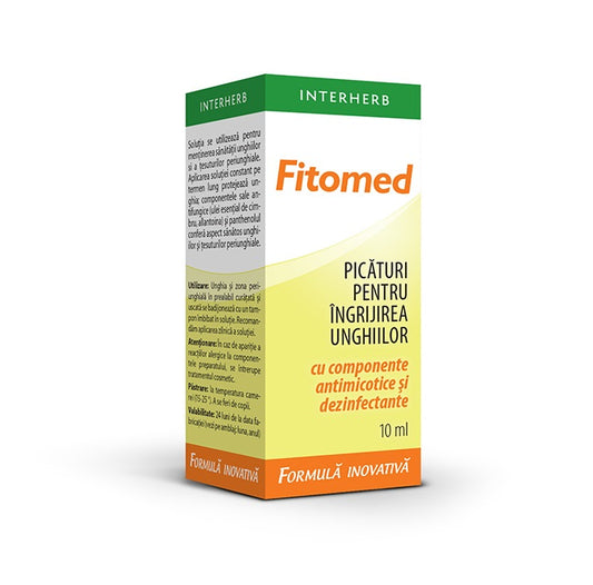 Interherb Fitomed picaturi pt unghii 10ml