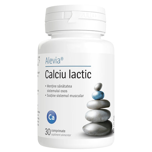 Calciu Lactic – 30 comprimate