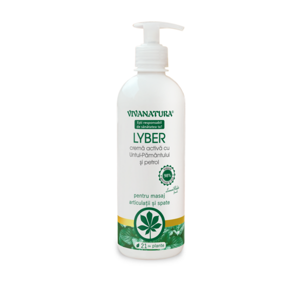 Lyber – crema activa cu Untul Pamantului si Petrol – 500 ml – Leonard Radutz Formula – VivaNatura