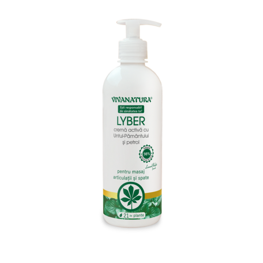 Lyber – crema activa cu Untul Pamantului si Petrol – 500 ml – Leonard Radutz Formula – VivaNatura