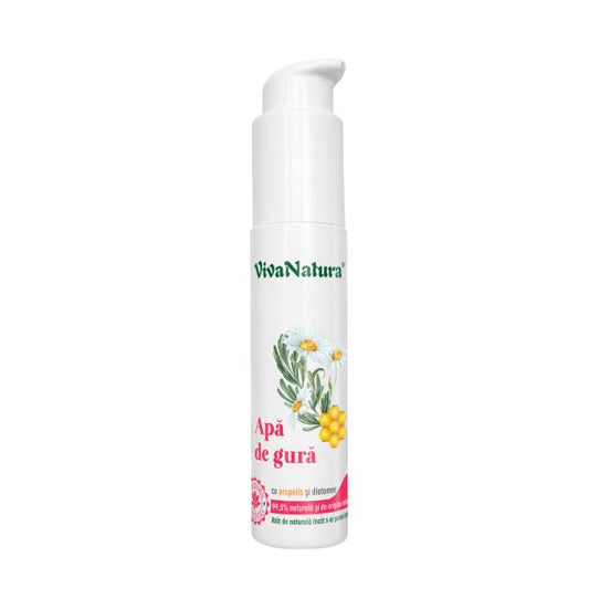 Apă de gură naturală cu propolis și diatomee 45 ml – Leonard Radutz formula – VivaNatura