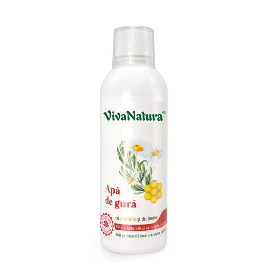 Apă de gură naturală cu propolis și diatomee 500 ml – Leonard Radutz formula – VivaNatura