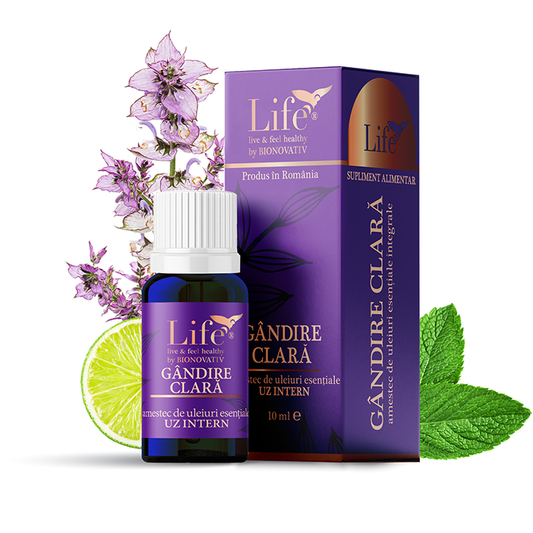 GÂNDIRE CLARĂ – combinație de uleiuri esențiale – 10 ml
