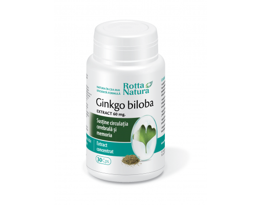 Ginkgo Biloba extract 60 mg.
