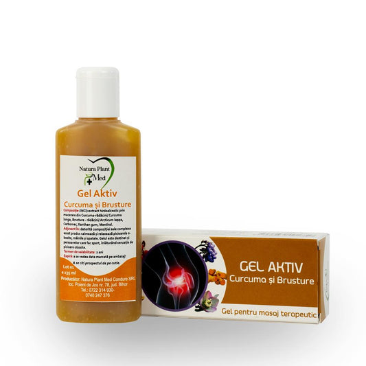 Gel aktiv Curcuma si Brusture 135 ml