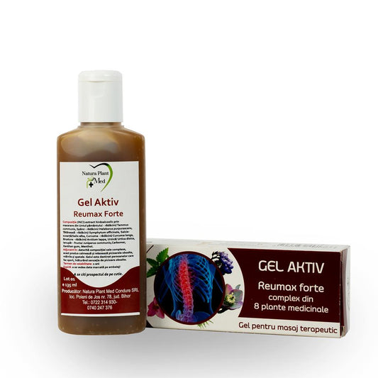 Gel aktiv REUMAX Forte – Complex din 8 plante medicinale