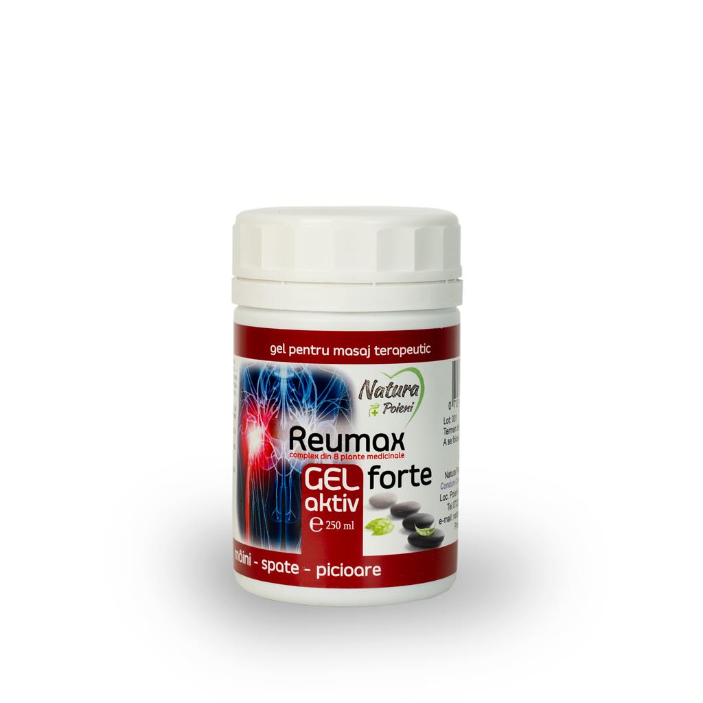 Gel aktiv REUMAX Forte – Complex din 8 plante medicinale