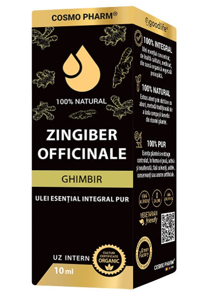 Ulei esential de GHIMBIR – Zingiber officinale
