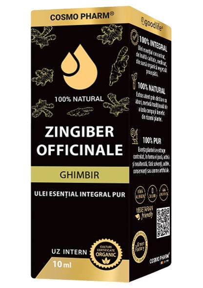 Ulei esential de GHIMBIR – Zingiber officinale