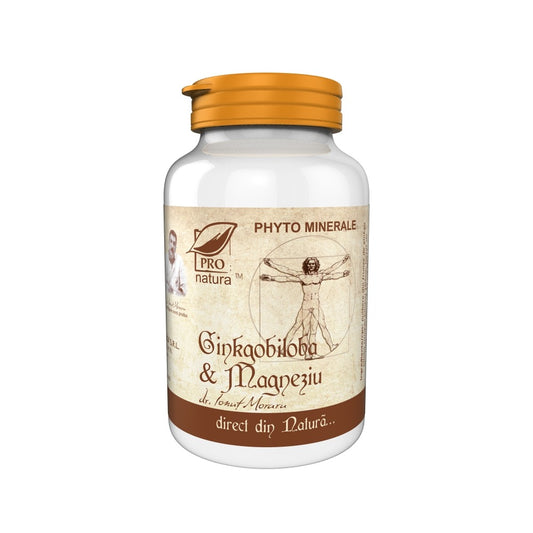 Ginkgo Biloba & Magneziu 60cps
