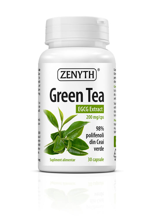 Ceai verde – Extract EGCG 200 mg, 30 capsule