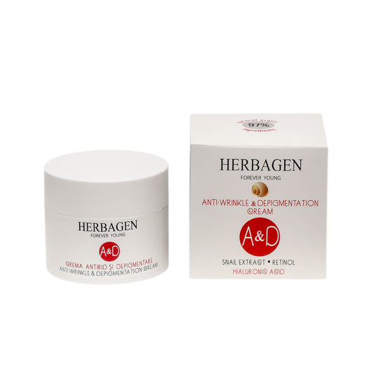 Cremă antirid și depigmentare cu extract de melc A&D