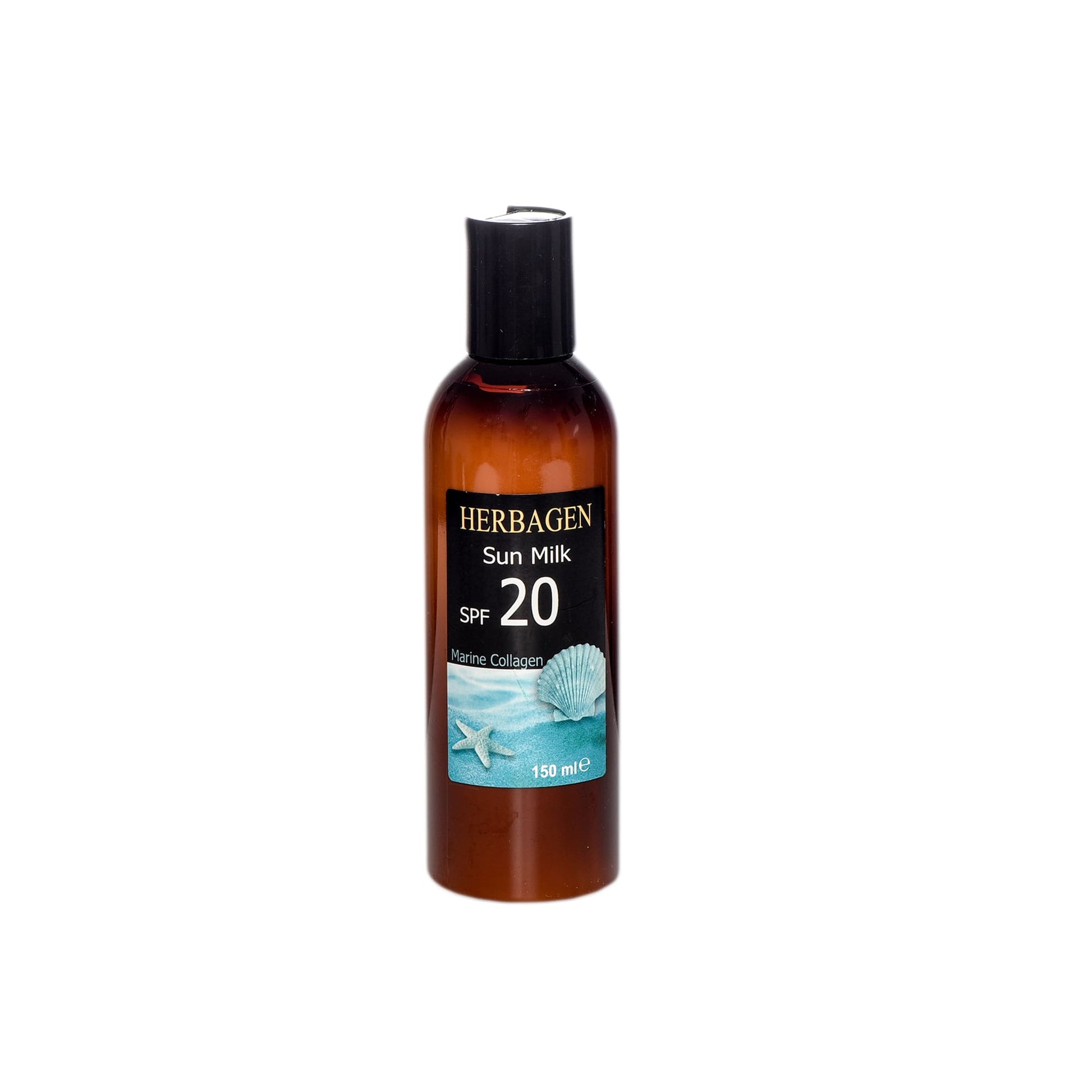 Lapte de plajă SPF 20 cu colagen marin