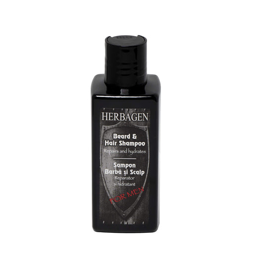 Șampon pentru barbă și scalp, hidratant și reparator – pentru bărbați
