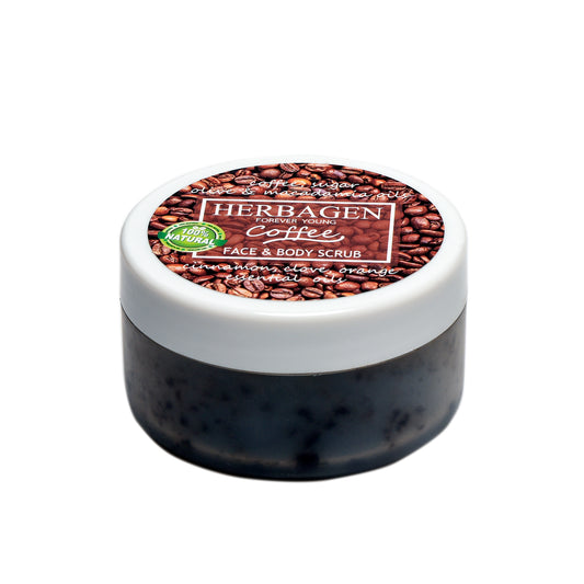 Scrub cu cafea pentru față și corp