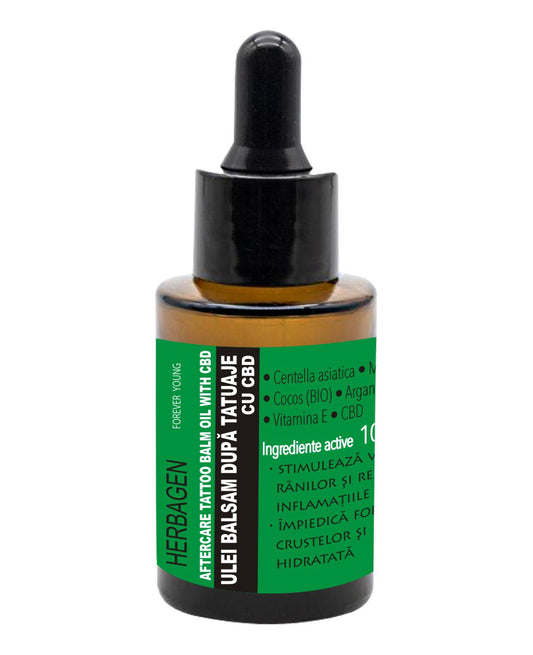 Ulei balsam după tatuaje cu CBD 30ml