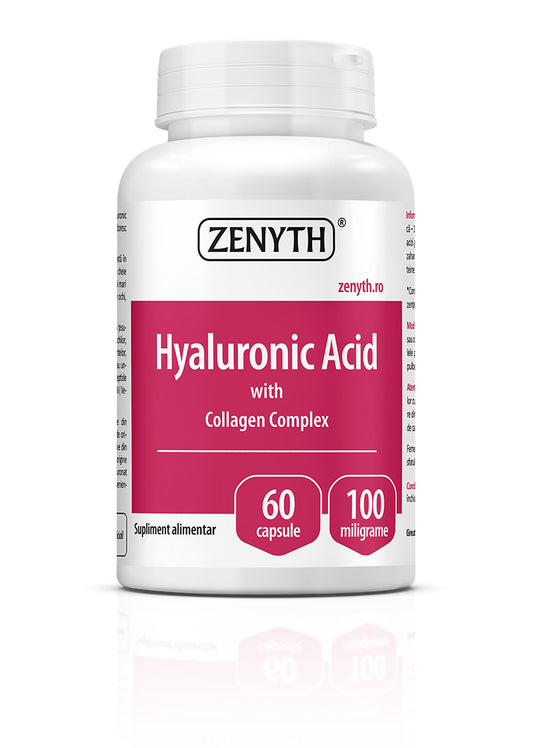 Acid hialuronic si Colagen complex, 60 capsule