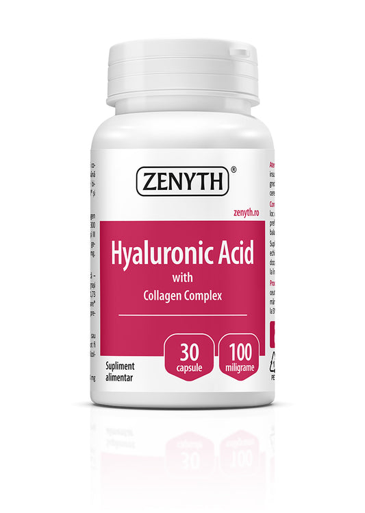 Acid hialuronic si Colagen complex, 30 capsule